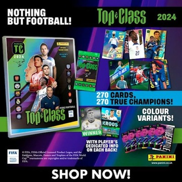 Сумка Fat Pack Top Class 2024 Panini Football Cards 24+2 для альбома