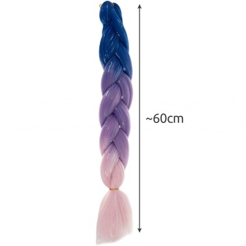 Синтетические волосы омбре косички Soulima 23577