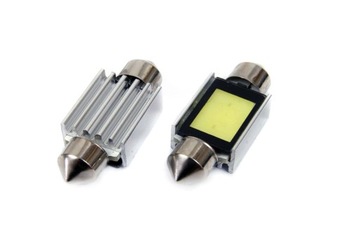 ŻARÓWKI LED CANBUS C5W C10W RURKOWE 36mm 12V AMiO 2 SZTUKI