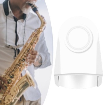 Аксессуары для инструментов с мундштуком. Профессиональный пыленепроницаемый альт-тенор белого цвета.