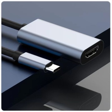 АДАПТЕР АДАПТЕРНЫЙ КАБЕЛЬ USB-C — HDMI FULL HD 4K