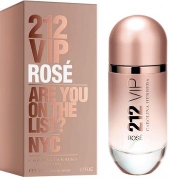 Carolina Herrera 212 Vip Rose 80 ml woda perfumowana kobieta EDP
