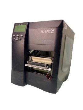 Drukarka kodów etykiet termiczna termotransferowa ZM400 Zebra 203 DPI USB
