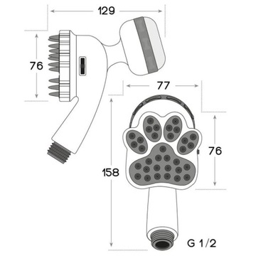 Мыло для собак Oxygenics PawSpa с дозатором шампуня