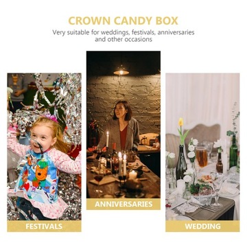 Pudełka do napełniania Baby Shower Cukierki TIARA