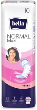 Podpaski Bella Normal MAXI bez skrzydełek 10 szt.