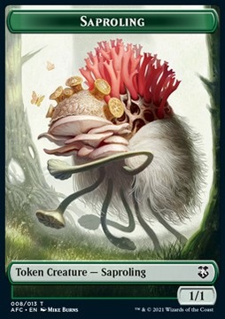 Angel Token // Saproling Token (Commander Adventu)