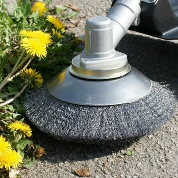 TARCZA SZCZOTKA DRUCIANA DO KOSY PODKASZARKI SPALINOWEJ ELEKTRYCZNEJ 190 MM