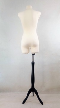 Портновский манекен 34/36 Ecru xs, подставка черная