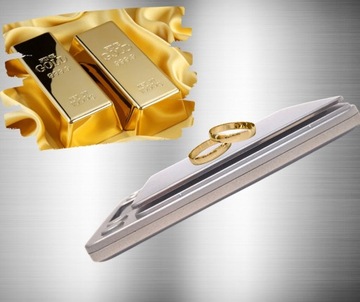 WAGA JUBILERSKA 0,1-2000 g PRECYZYJNA LCD KUCHENNA DO ŻYWICY ELEKTRONICZNA