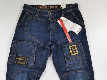 Aeronautica Militare Anti-G nohavice jeans pas 92 M