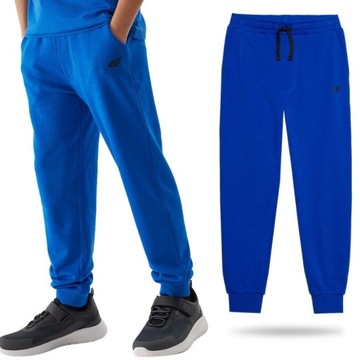 SPODNIE CHŁOPIĘCE 4F DZIECIĘCE SPORTOWE DRESOWE NA CO DZIEŃ