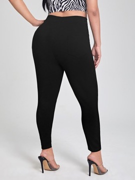 SHEIN Czarne legginsy z dziurami XXL