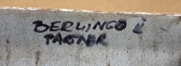 CITROEN BERLINGO II ОБИВКА ДВЕРИ ЛЕВАЯ ЗАДНЯЯ 9681645077