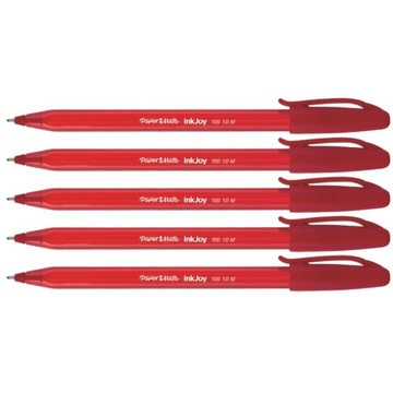 Długopis PAPER MATE Inkjoy 100M Czerwony - 5szt
