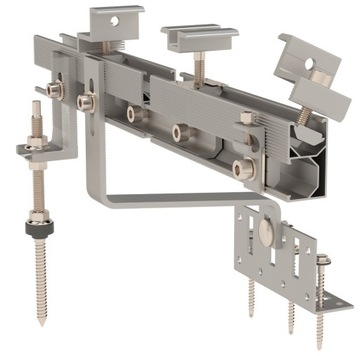 Профильный зажим заземления, фотоэлектрическая шина, фотогальваника