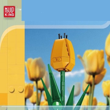 КОНСТРУКЦИОННЫЕ БЛОКИ ТЮЛЬПАНЫ ИСКУССТВЕННЫЕ ЦВЕТЫ ДЛЯ МОЛДА KING VASE 24012