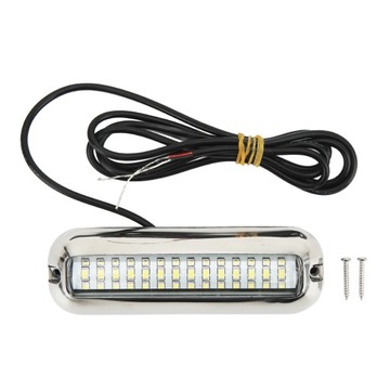 PODWODNE ŚWIATŁO DO ŁODZI WODOODPORNOŚĆ IP68 42LED NIEBIESKIE ŚWIATŁO