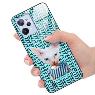 Etui GLASS do REALME C31 NEVERMIND Abstract Wzory