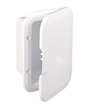 POJEMNIK NA PRYSZNIC Z DRZWICZKAMI BIAŁY