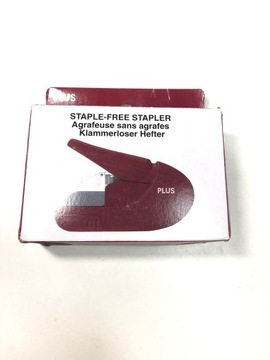 Zszywacz biurowy BEZ ZSZYWEK bezzszywkowy DO 5 KARTEK PLUS STAPLE-FREE
