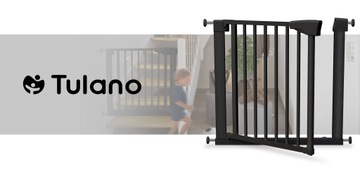 Расширяющийся барьер защиты лестницы дверей Tulano Guardian 3.0 Black