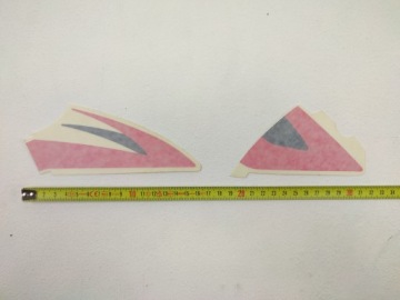 КОМПЛЕКТ НАКЛЕЕК НА БАК С ПРАВОЙ СТОРОНЫ YAMAHA TT600S 1995 4GV3 4GVF174L20