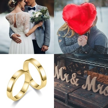 ОБРУЧАЛЬНЫЕ КОЛЬЦА KO20 CLASSIC, ПАРА СТАЛИ 316