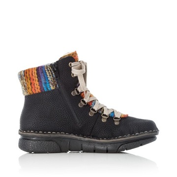 RIEKER buty, botki, trzewiki damskie 73343