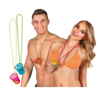 Naszyjnik Szklanki do Shotów Hawajskie Party Impreza