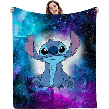 Nowy kocyk flanelowy Stitch