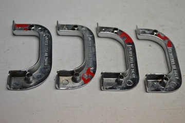 Mercedes W123 W126 Хромированные накладки на рамку дверного замка