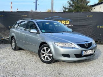 Mazda 6 I Kombi 2.0 MZR 141KM 2005 Mazda 6 Mazda 6 2.0 b ALUFELGI HAK KLIMATYZACJA OC do 01.2027 Zamiana, zdjęcie 1