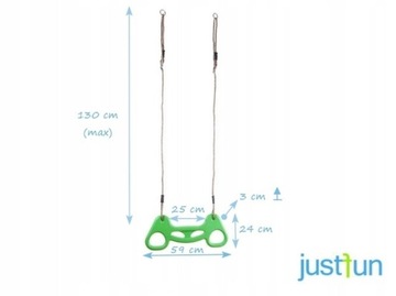 TRAPEZ AKROBATA GIMNASTYCZNY DRĄŻEK DO ĆWICZEŃ HUŚTAWKA PLAC ZABAW