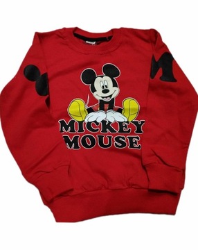 Bluza MYSZKA MICKEY MIKI r. 98/104 disney czerwona