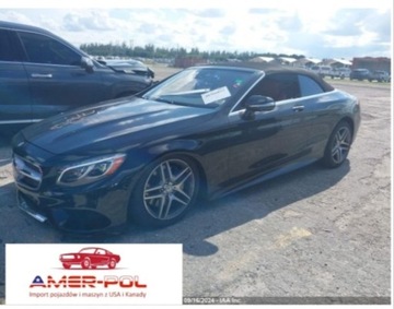 Mercedes Klasa S W222 2017 Mercedes-Benz Klasa S 2017 MERCEDES-BENZ S 550 4.7 Benzyna 449KM