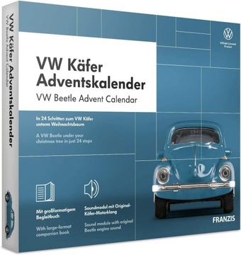 FRANZIS VW Kafer kalendarz adwentowy modelarski zestaw 1:43