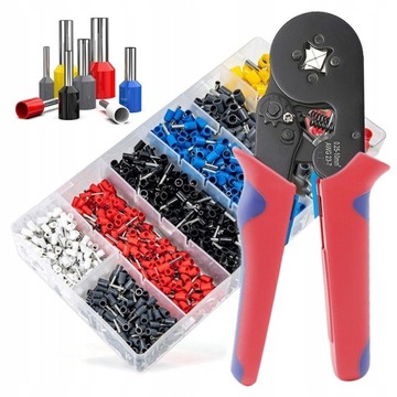 TERMINAL CRIMPER PRESS 1200 СОЕДИНИТЕЛЬНЫЕ ВТУЛКИ комплект изолированных гильз