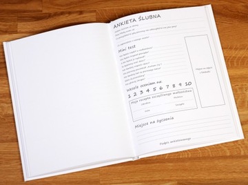 СВАДЕБНЫЕ АНКЕТЫ - СВАДЕБНАЯ ГОСТЕВАЯ КНИГА А4 100 стр.