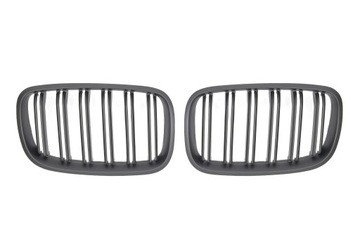 Atrapa Nerki Grill BMW X5 E70 X6 E71 M-Style Czarny Mat