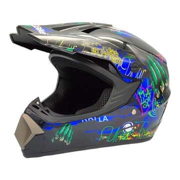 KASK CROSSOWY NA CROSSA MOTOCYKL ENDURO LEKKI QUAD ATV CROSS NA PREZENT