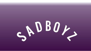 Sadboyz naklejka na auto, laptop 10cm x 3,5cm