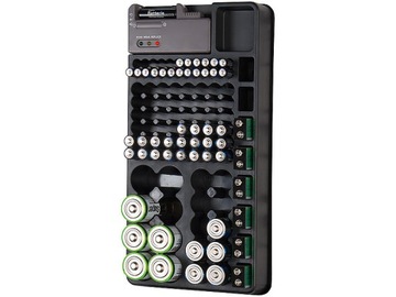 Tester baterii z organizerem na 98 baterii TKA