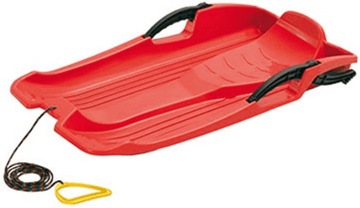 ŚLIZG SANKI PLASTIKOWE z HAMULCAMI Bobslej 80 cm