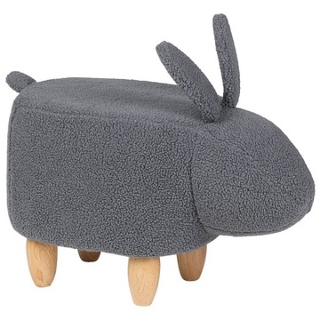 Pufa zwierzak szara BUNNY