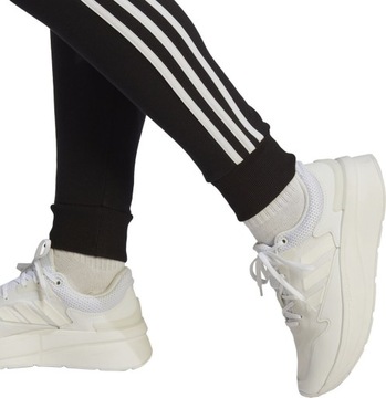 SPODNIE DAMSKIE ADIDAS ESSENTIALS 3-STRIPES FRENCH TERRY CUFFED CZARN r S