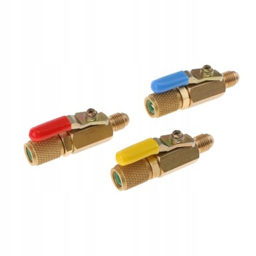 3 R410A R134A Запорные шаровые краны для шлангов