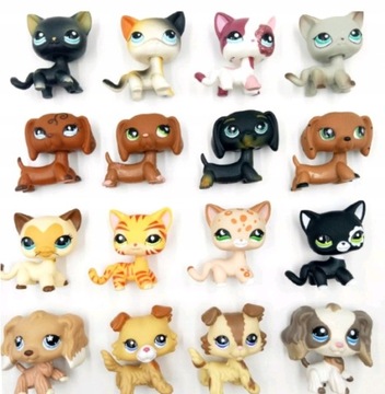 FIGURKI LPS CAT PET SHOP ZESTAW 4 SZT