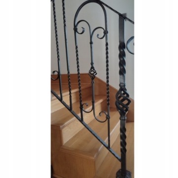 Балясина 12x12 H=120см 2x Фигурная кованая балюстрада для забора