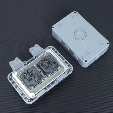 ВНЕШНЯЯ РОЗЕТКА ПИТАНИЯ 2 ПОРТ IP66
